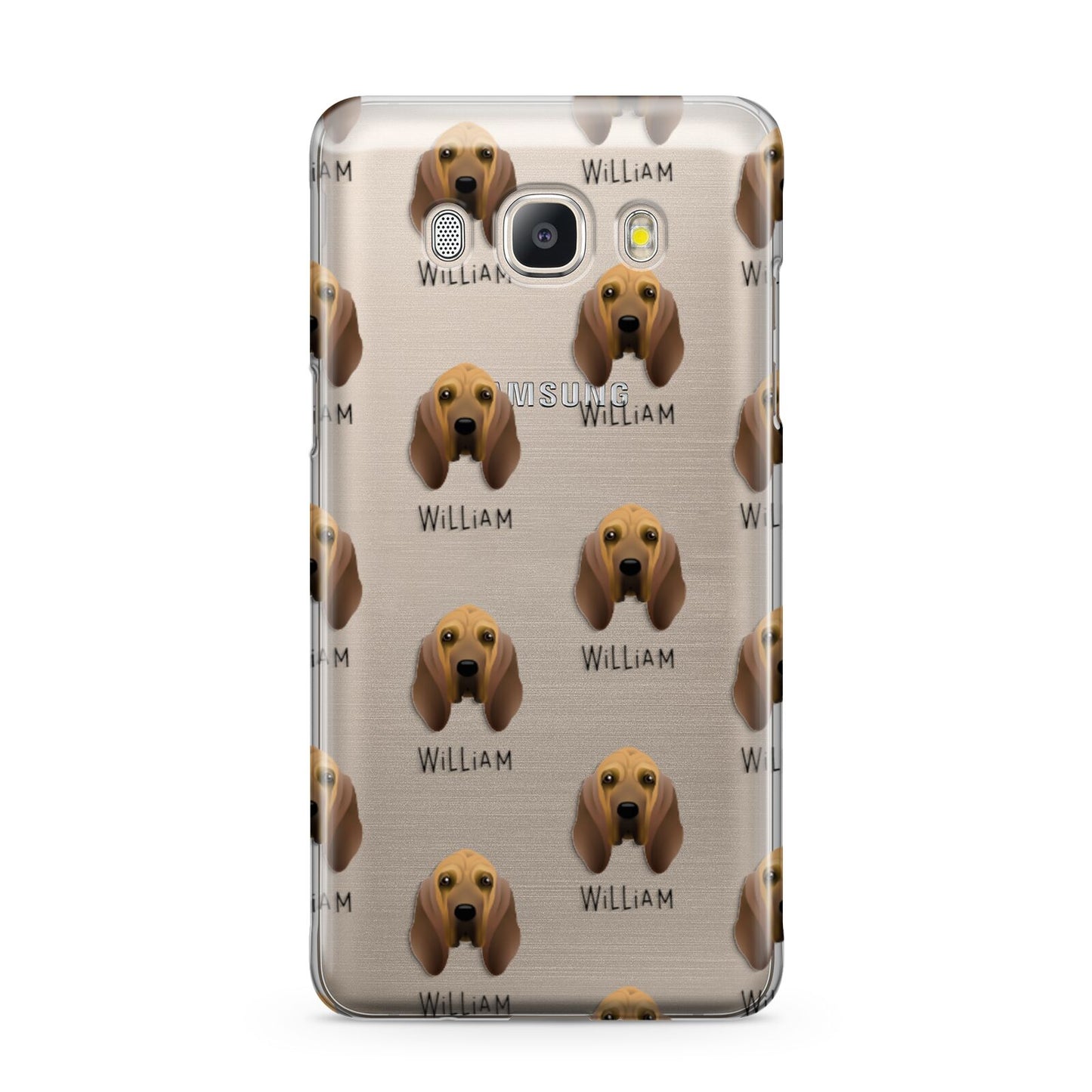 Bloodhound Icon with Name Samsung Galaxy J5 2016 Case