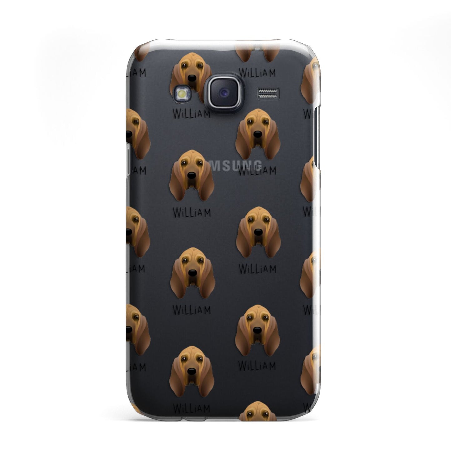 Bloodhound Icon with Name Samsung Galaxy J5 Case