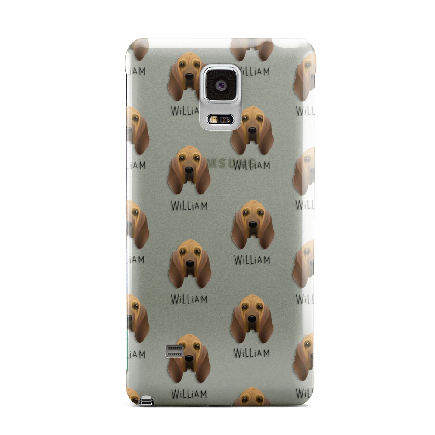 Bloodhound Icon with Name Samsung Galaxy Note 4 Case