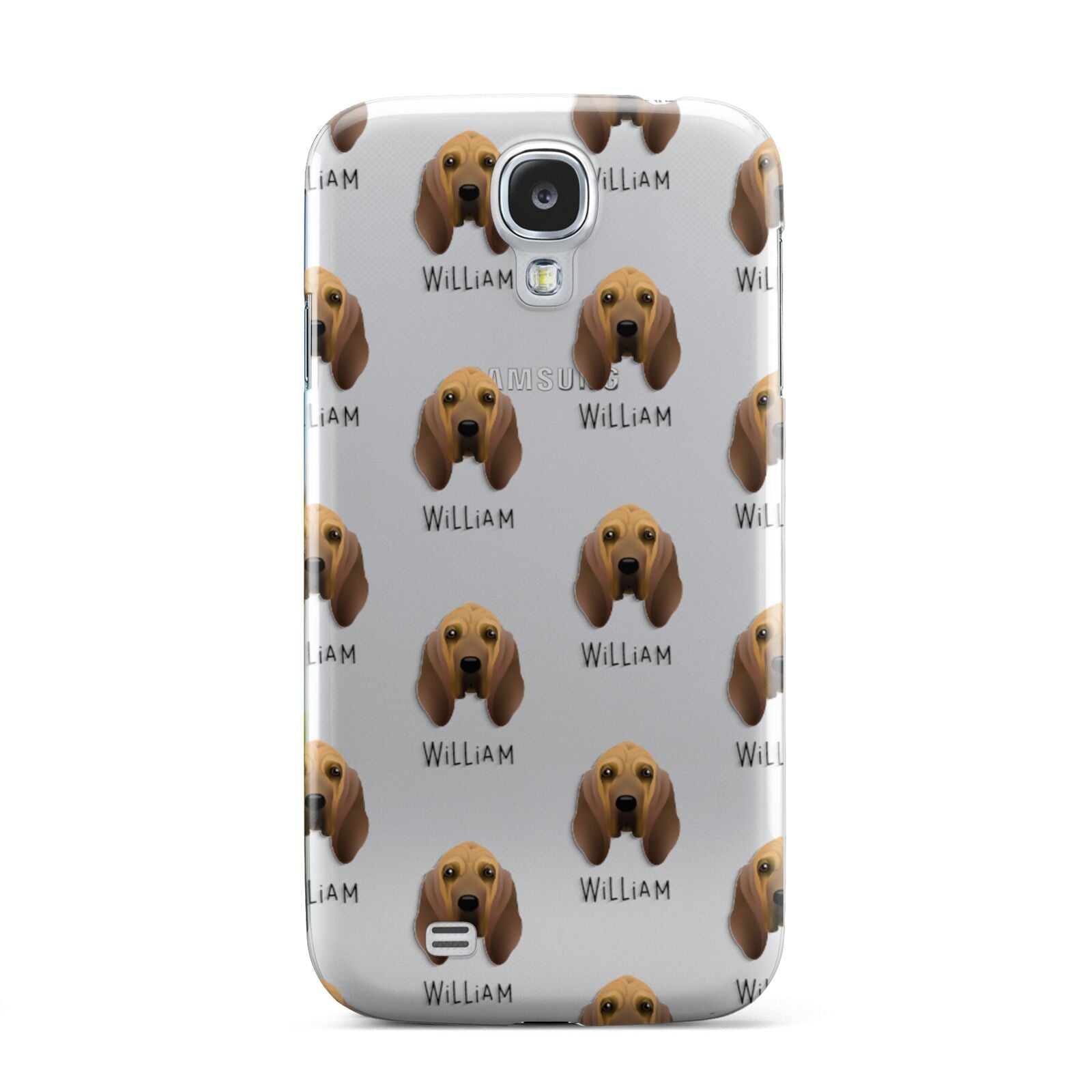 Bloodhound Icon with Name Samsung Galaxy S4 Case