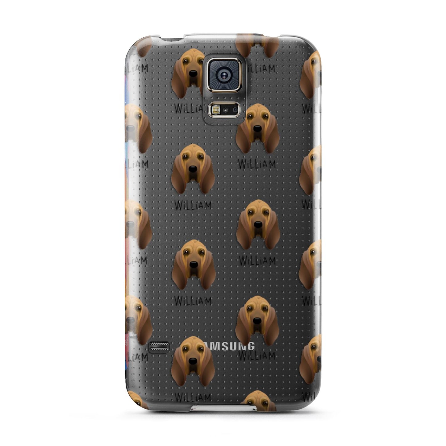 Bloodhound Icon with Name Samsung Galaxy S5 Case