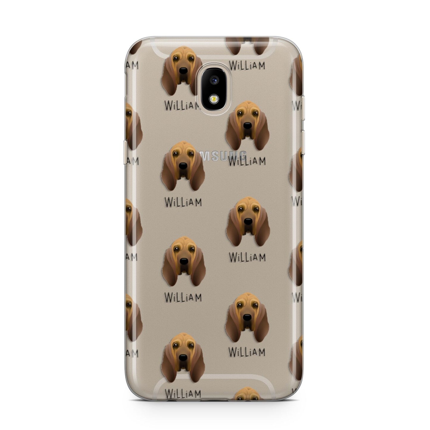 Bloodhound Icon with Name Samsung J5 2017 Case