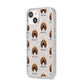 Bloodhound Icon with Name iPhone 14 Glitter Tough Case Starlight Angled Image