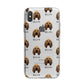 Bloodhound Icon with Name iPhone X Bumper Case on Silver iPhone Alternative Image 1