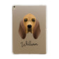 Bloodhound Personalised Apple iPad Gold Case