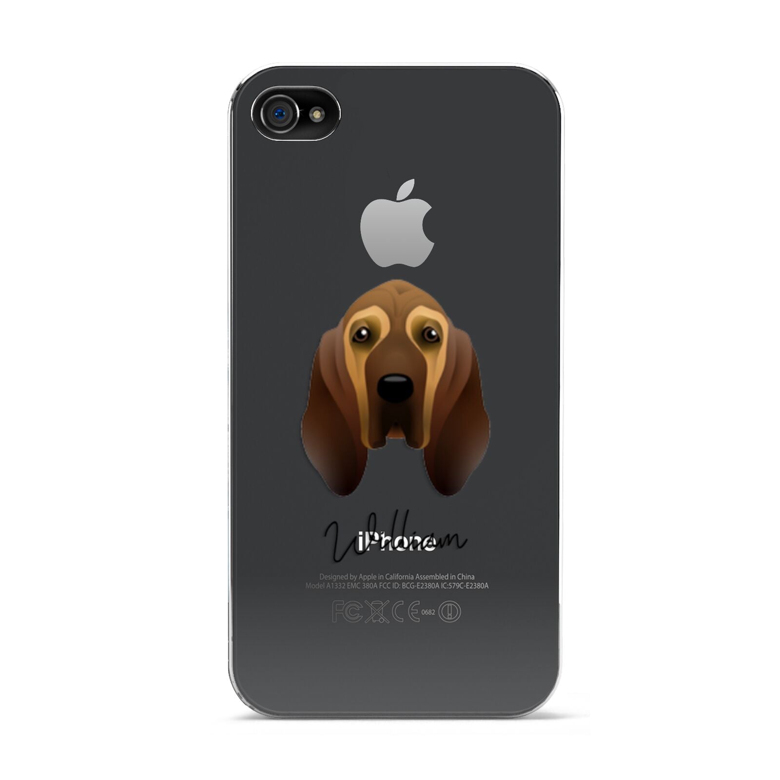 Bloodhound Personalised Apple iPhone 4s Case