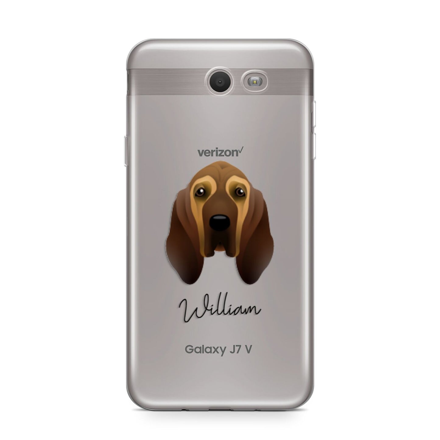 Bloodhound Personalised Samsung Galaxy J7 2017 Case