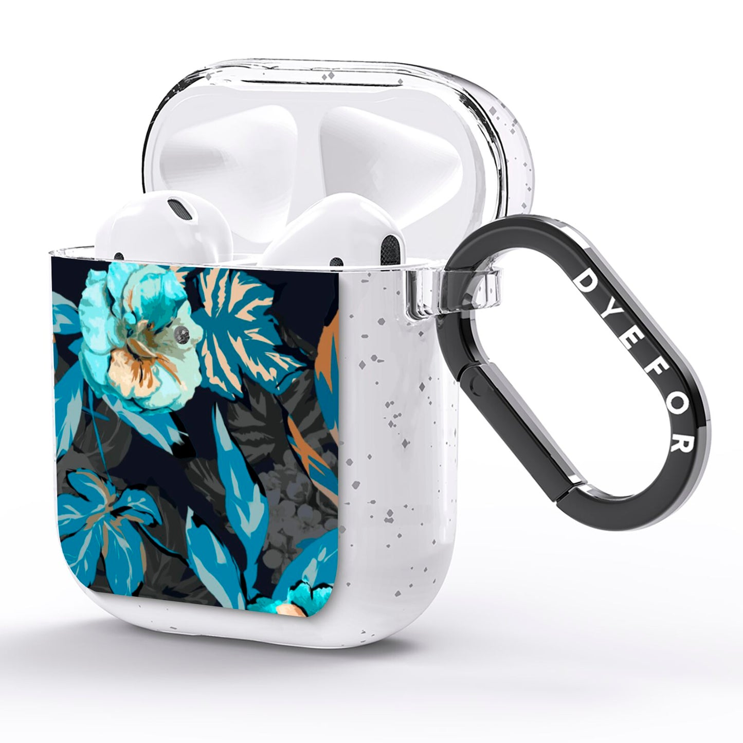 Blossom Flowers AirPods Glitter Case Side Image