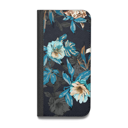 Blossom Flowers Vegan Leather Flip iPhone Case