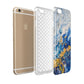 Blue And Gold Marble Apple iPhone 6 3D Tough Case Expanded view