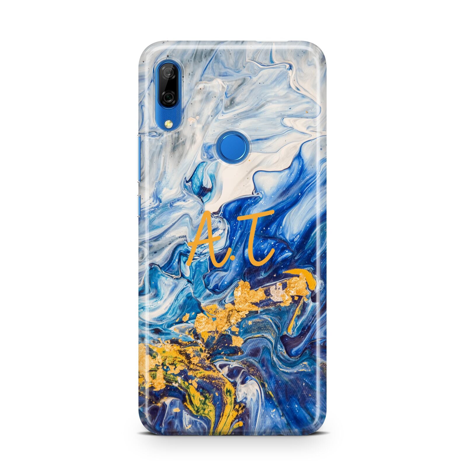 Blue And Gold Marble Huawei P Smart Z