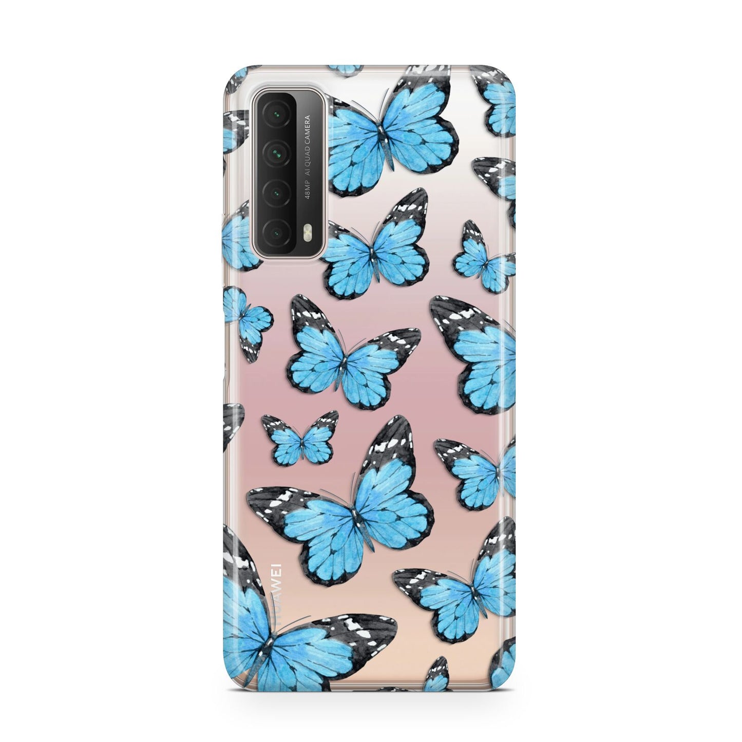 Blue Butterfly Huawei P Smart 2021