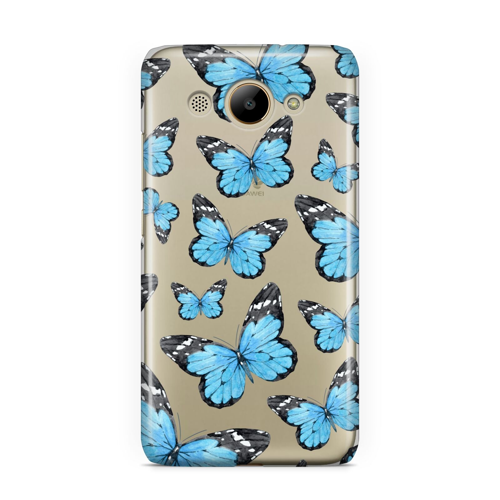 Blue Butterfly Huawei Y3 2017