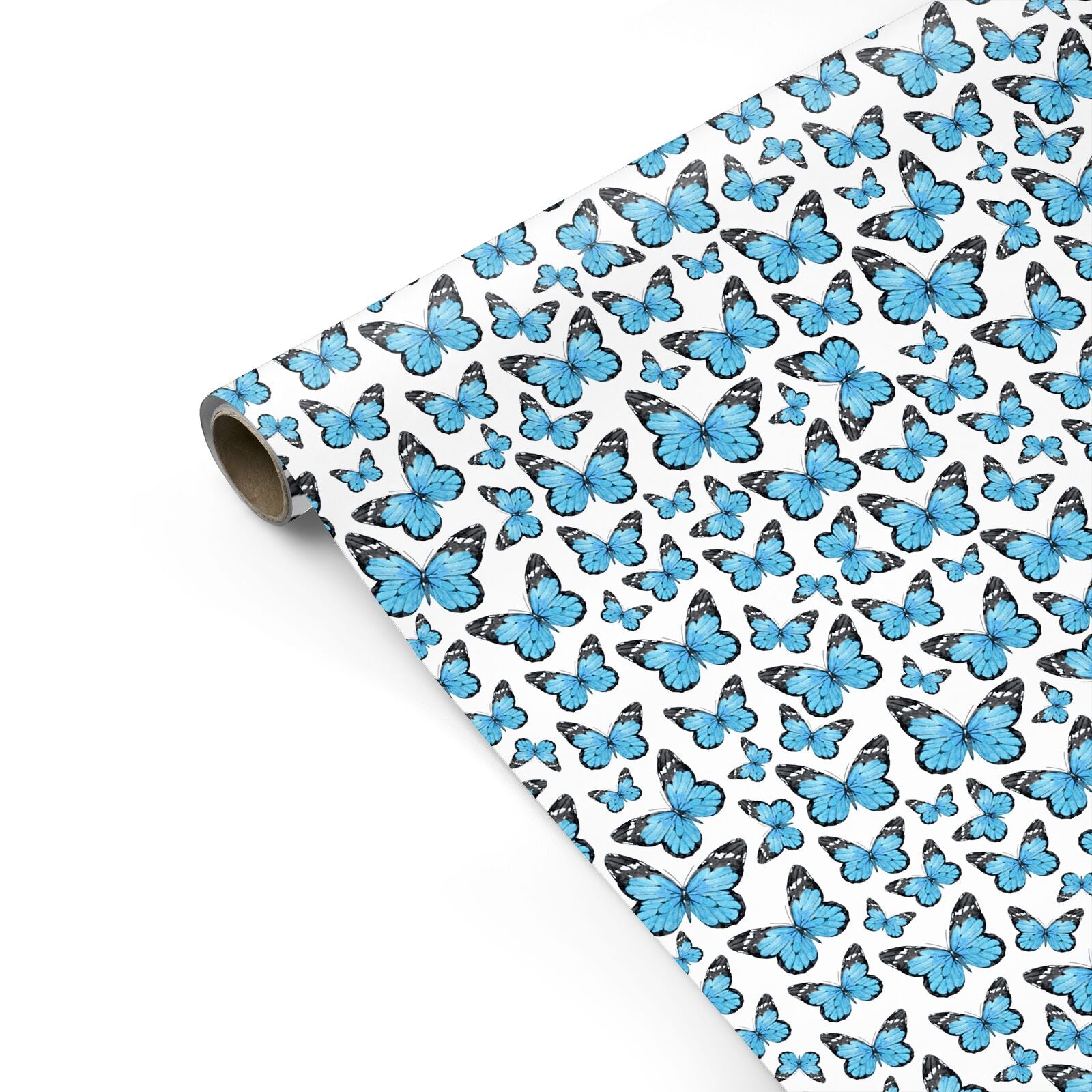 Blue Butterfly Personalised Gift Wrap