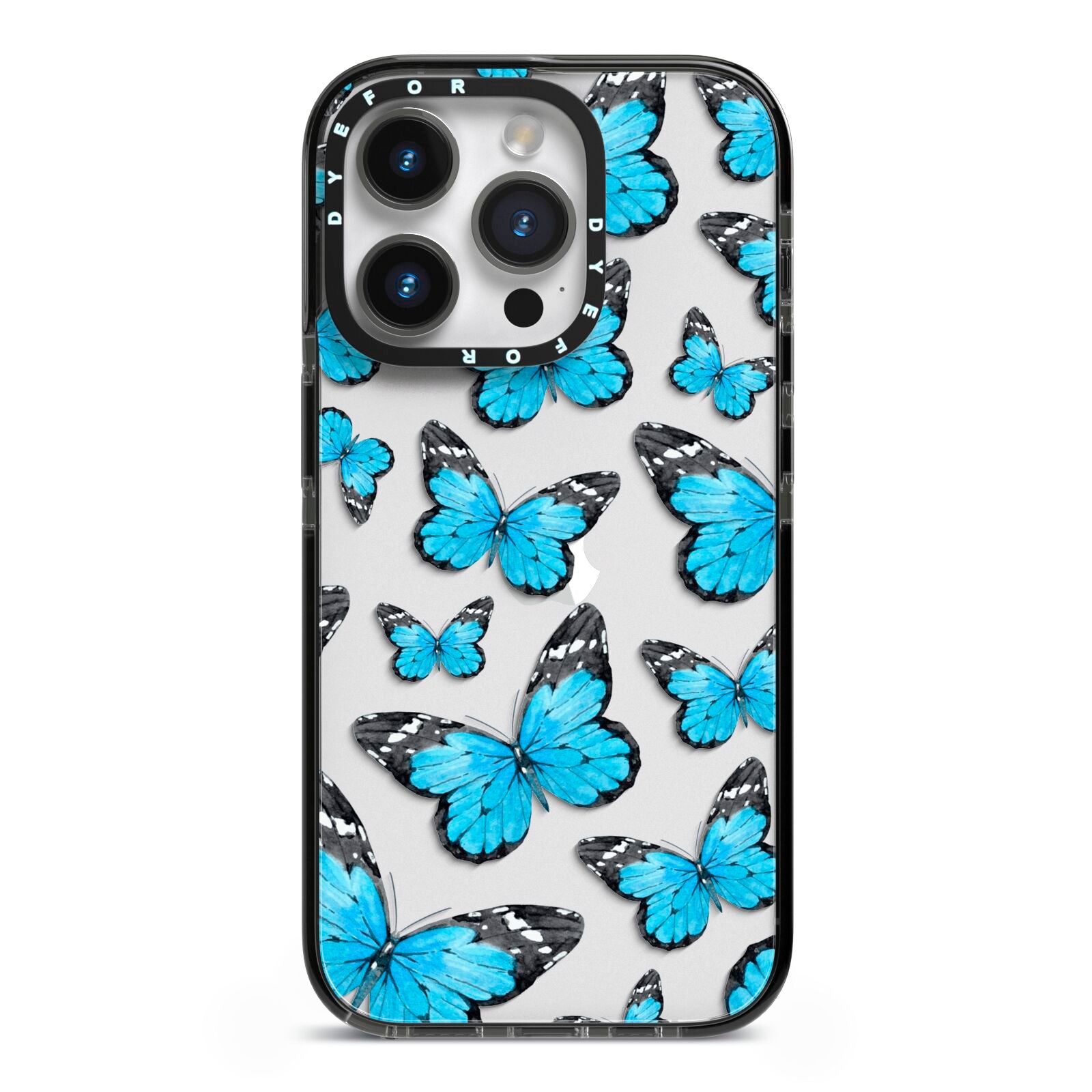 Blue Butterfly iPhone Case Dyefor