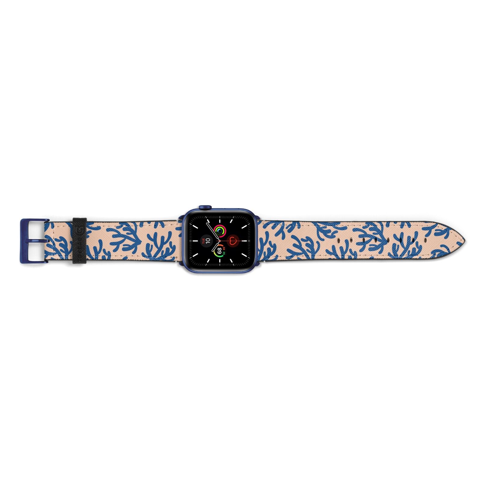 Blue Coral Apple Watch Strap Landscape Image Blue Hardware