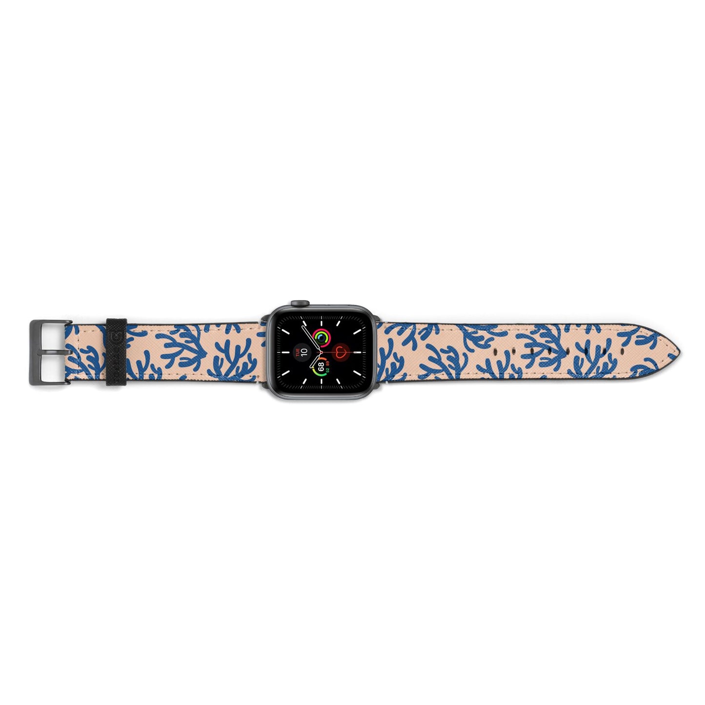 Blue Coral Apple Watch Strap Landscape Image Space Grey Hardware