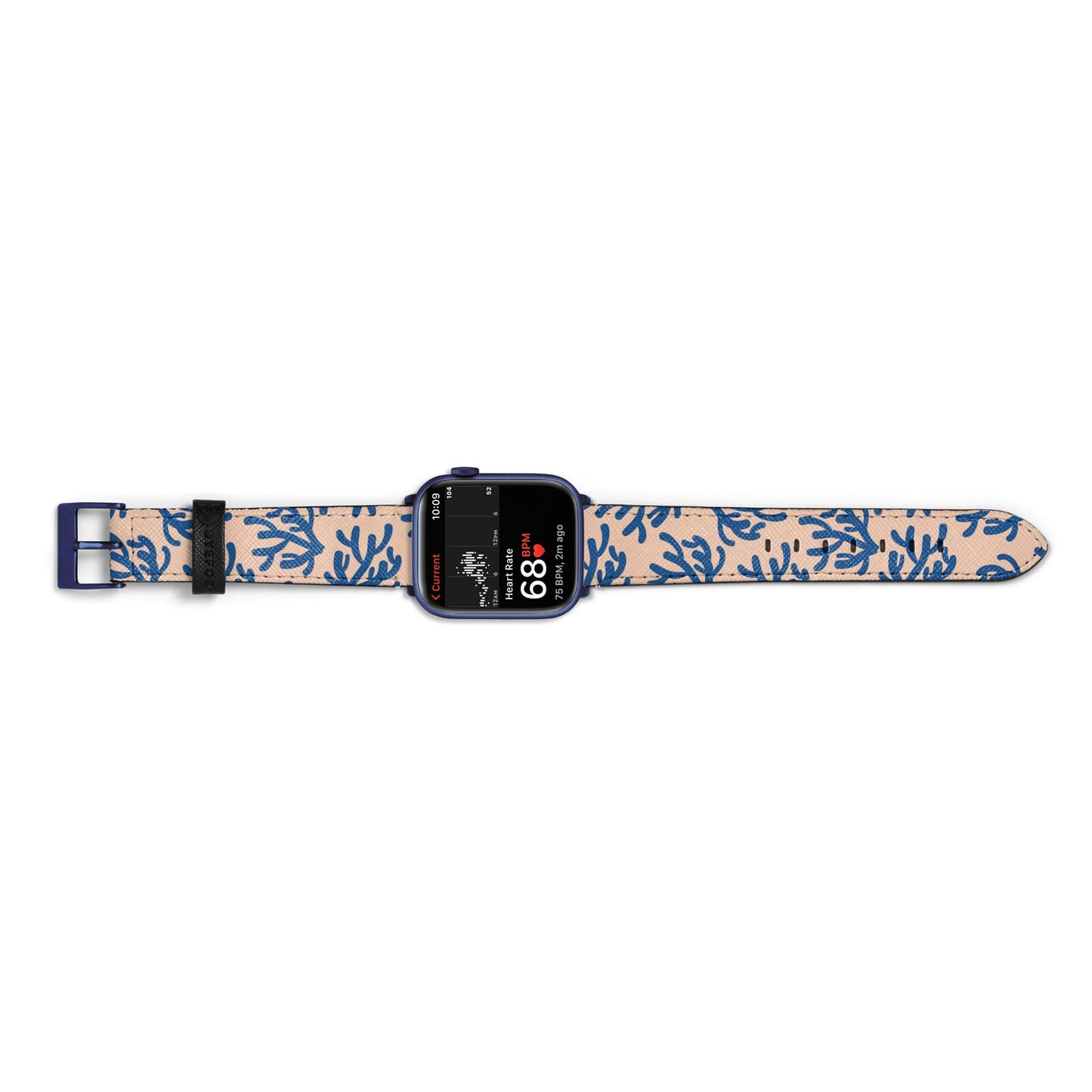 Blue Coral Apple Watch Strap Size 38mm Landscape Image Blue Hardware