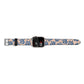 Blue Coral Apple Watch Strap Size 38mm Landscape Image Silver Hardware