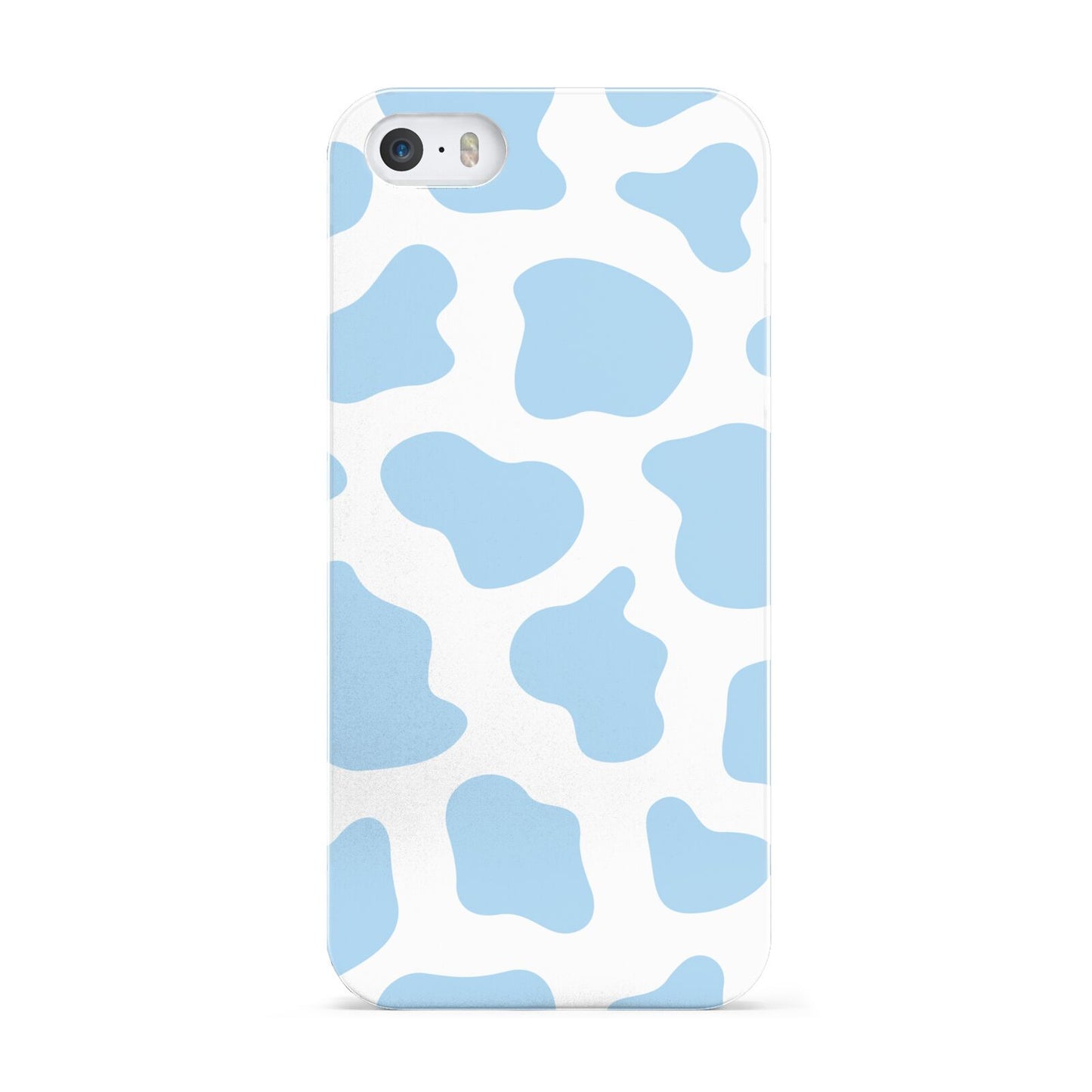 Blue Cow Print Apple iPhone 5 Case