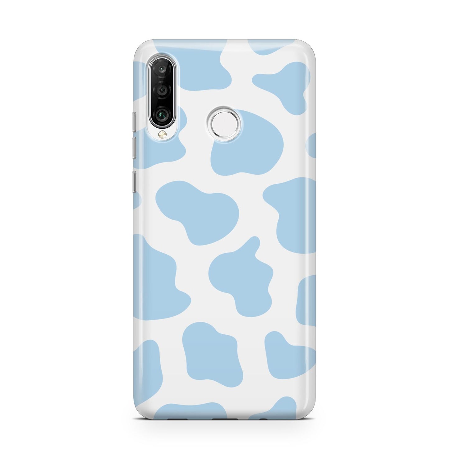 Blue Cow Print Huawei P30 Lite Phone Case