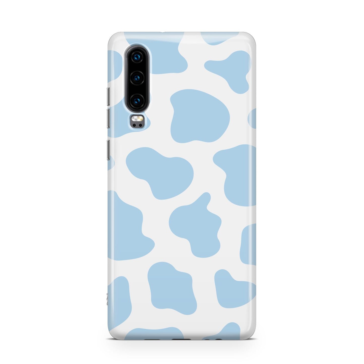 Blue Cow Print Huawei P30 Phone Case