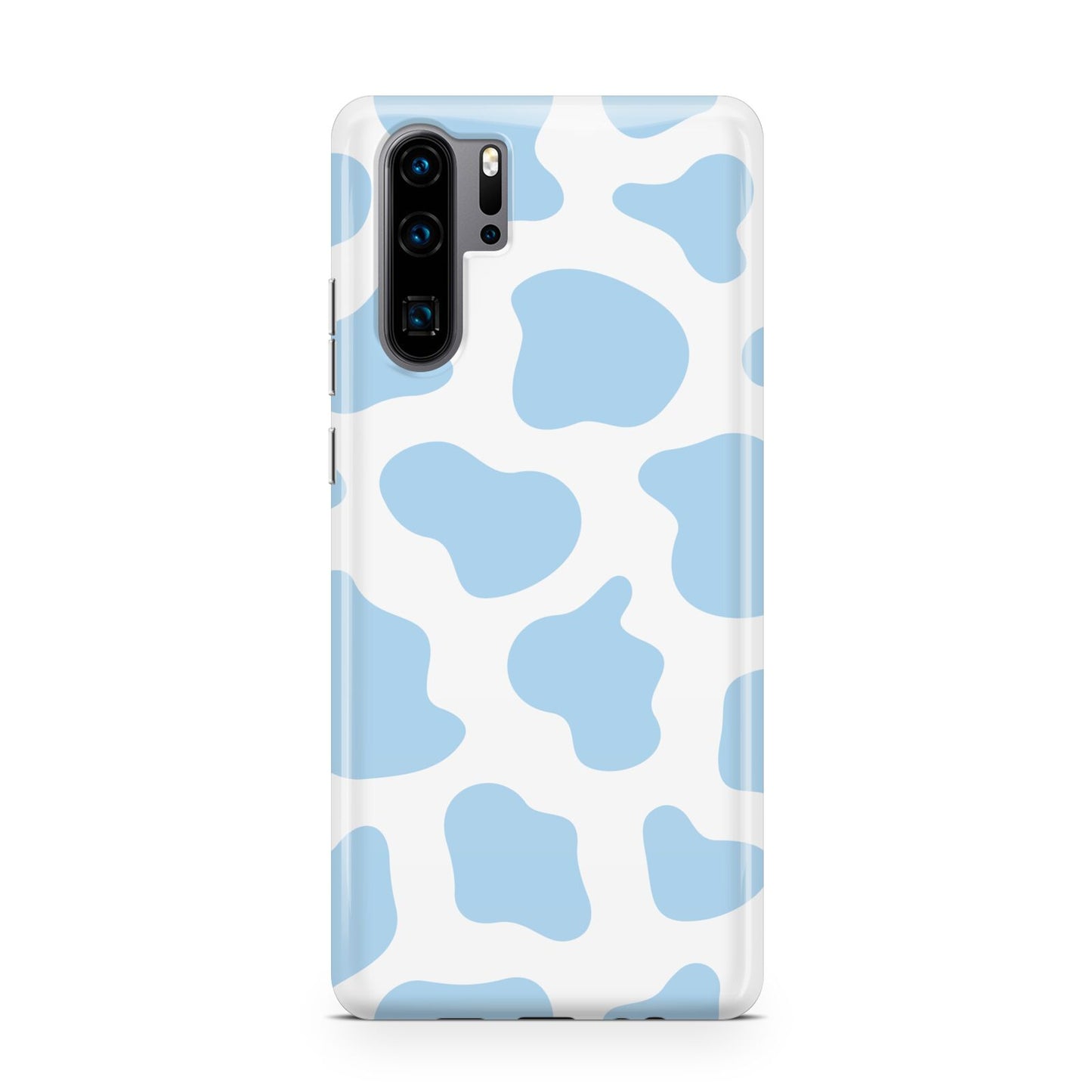 Blue Cow Print Huawei P30 Pro Phone Case