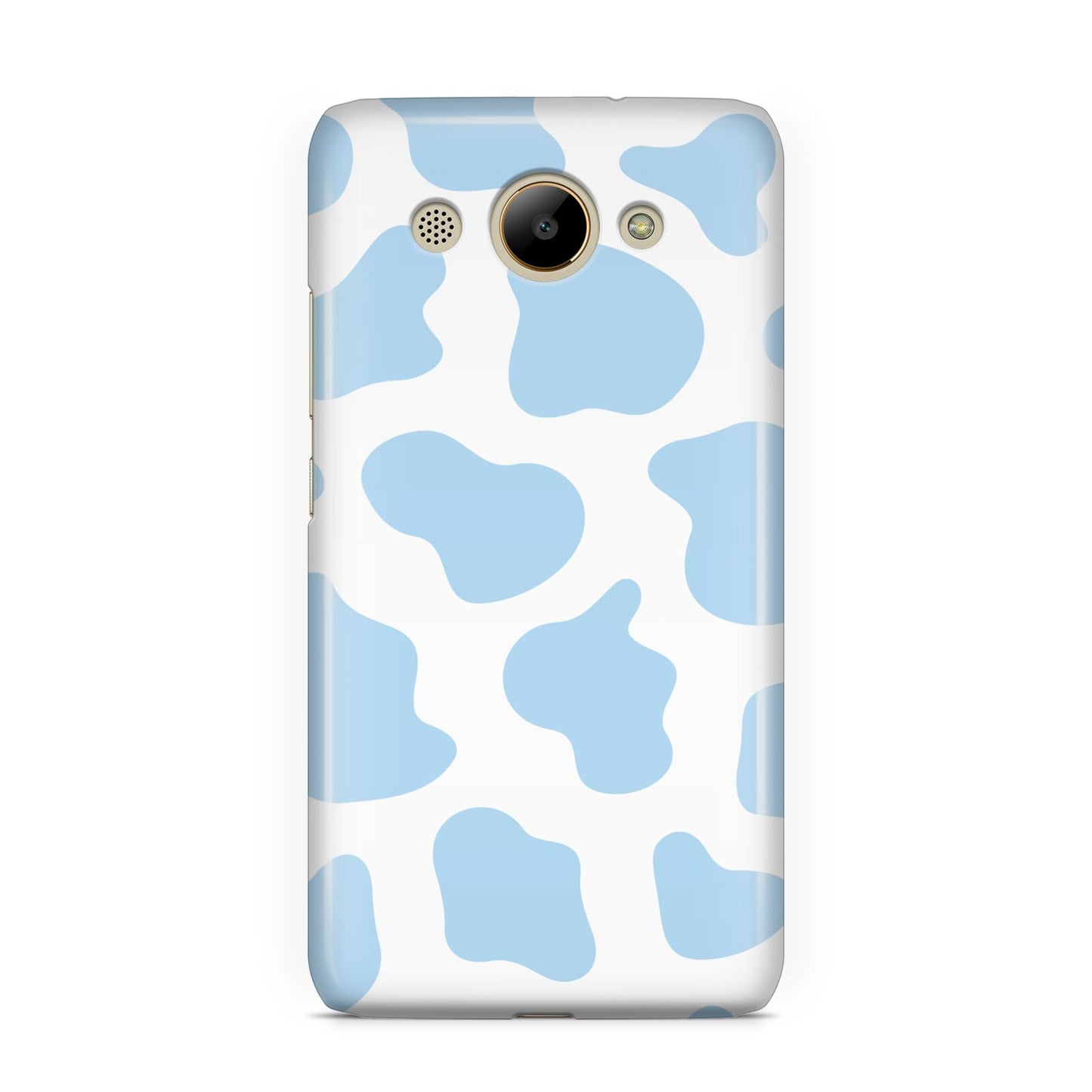 Blue Cow Print Huawei Y3 2017