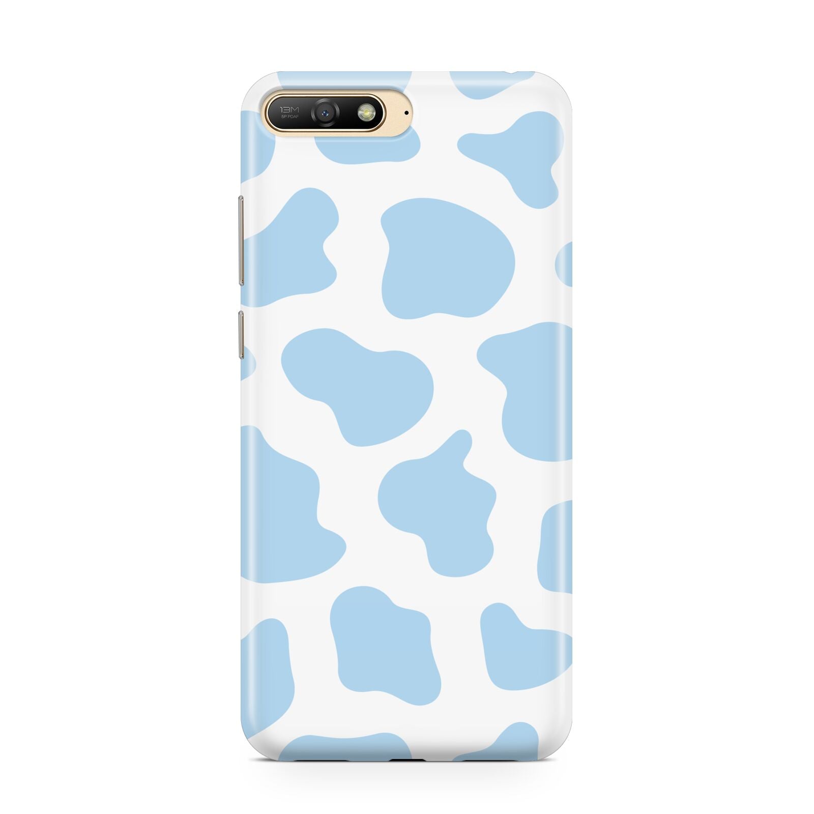 Blue Cow Print Huawei Y6 2018