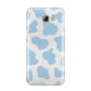 Blue Cow Print Samsung Galaxy A8 2016 Case