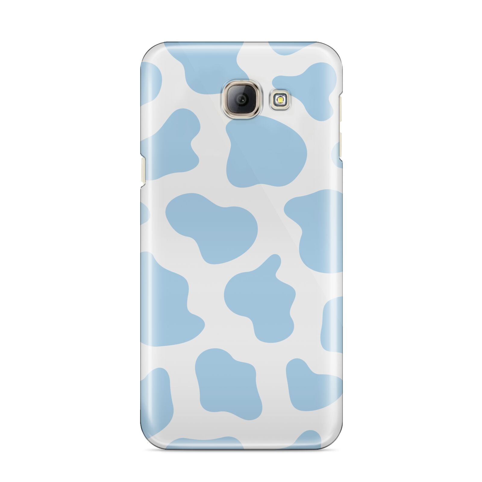 Blue Cow Print Samsung Galaxy A8 2016 Case