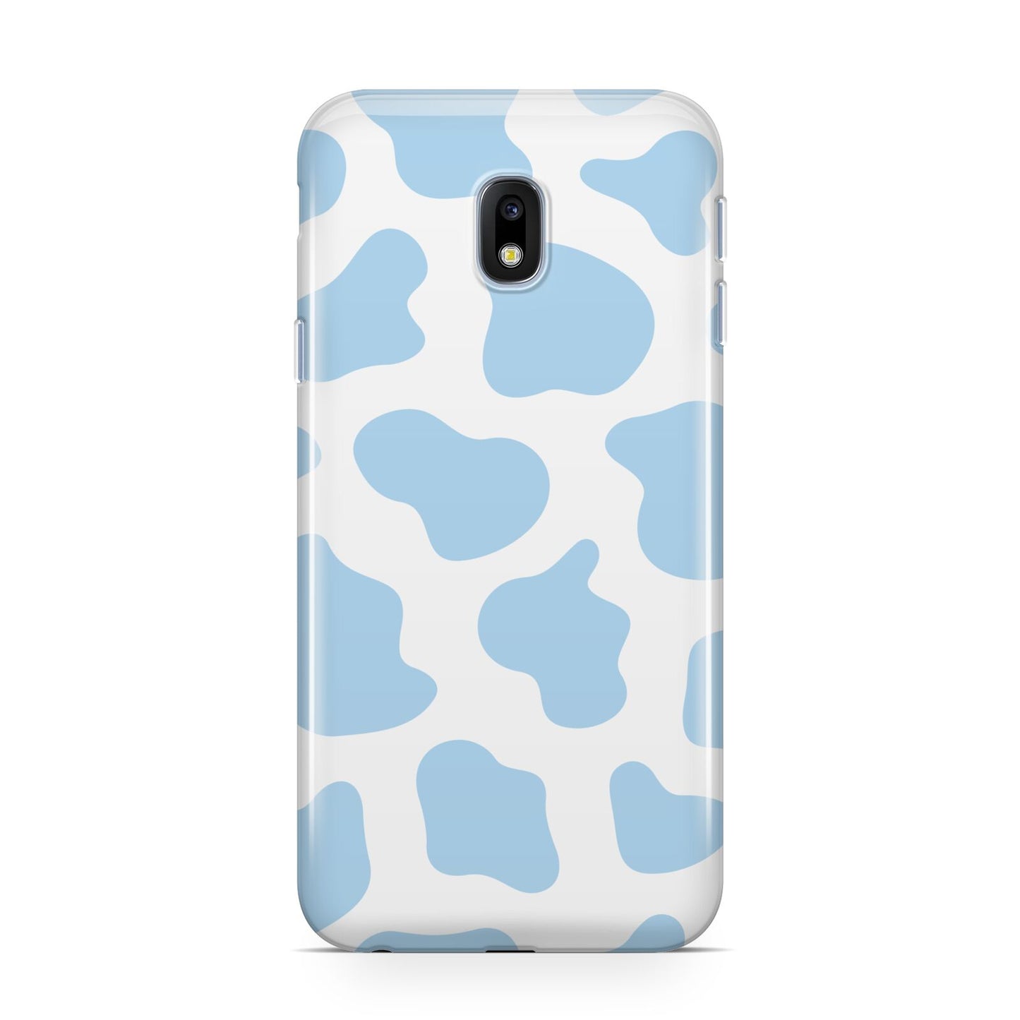 Blue Cow Print Samsung Galaxy J3 2017 Case