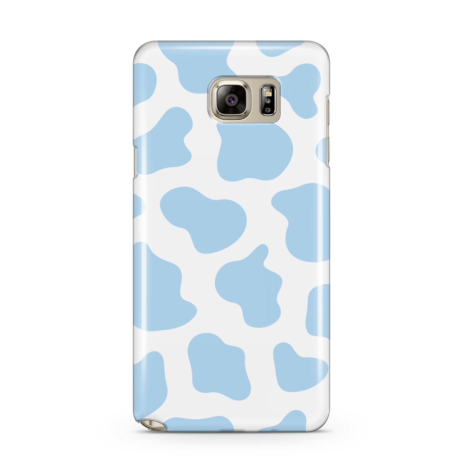 Blue Cow Print Samsung Galaxy Note 5 Case