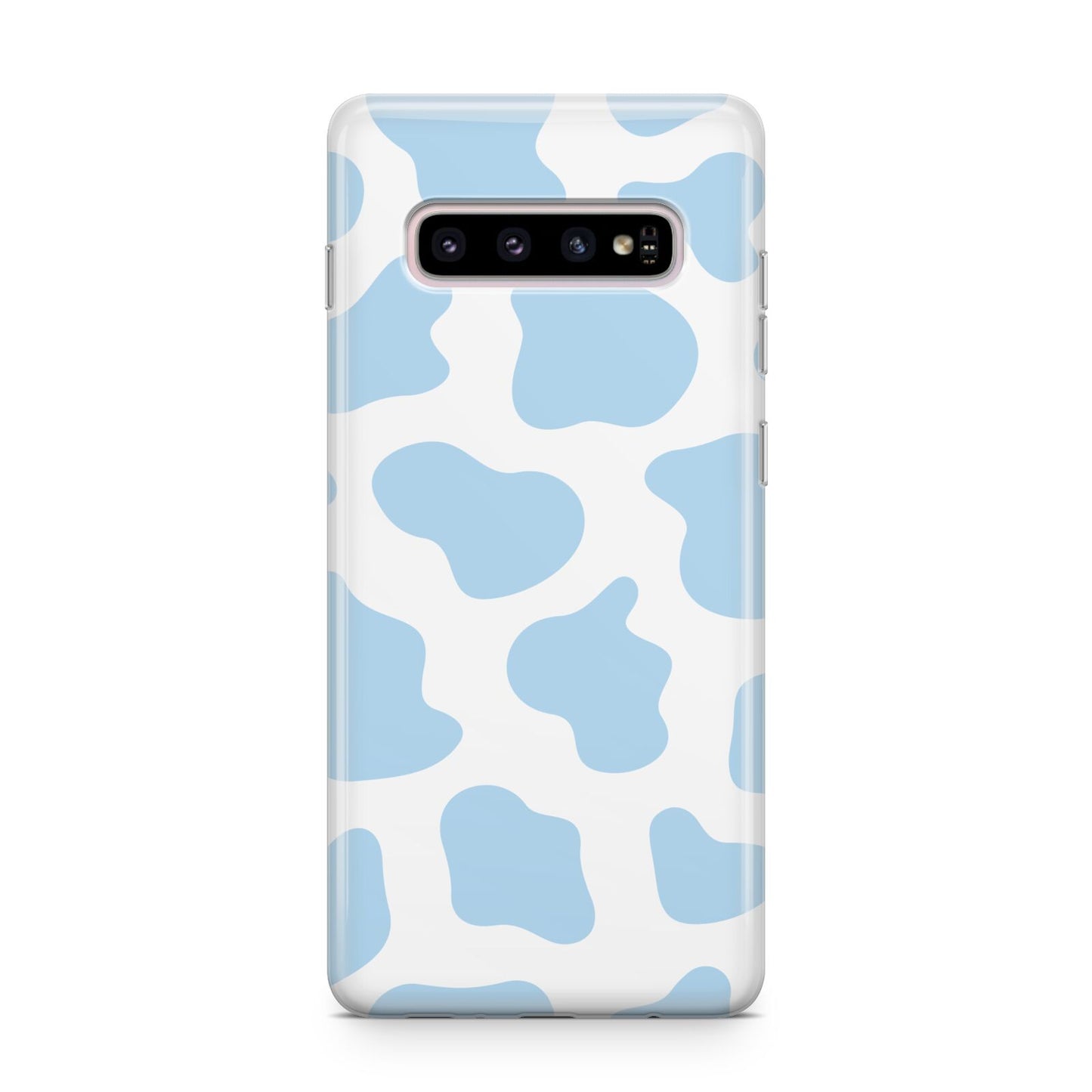 Blue Cow Print Samsung Galaxy S10 Plus Case