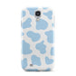 Blue Cow Print Samsung Galaxy S4 Case