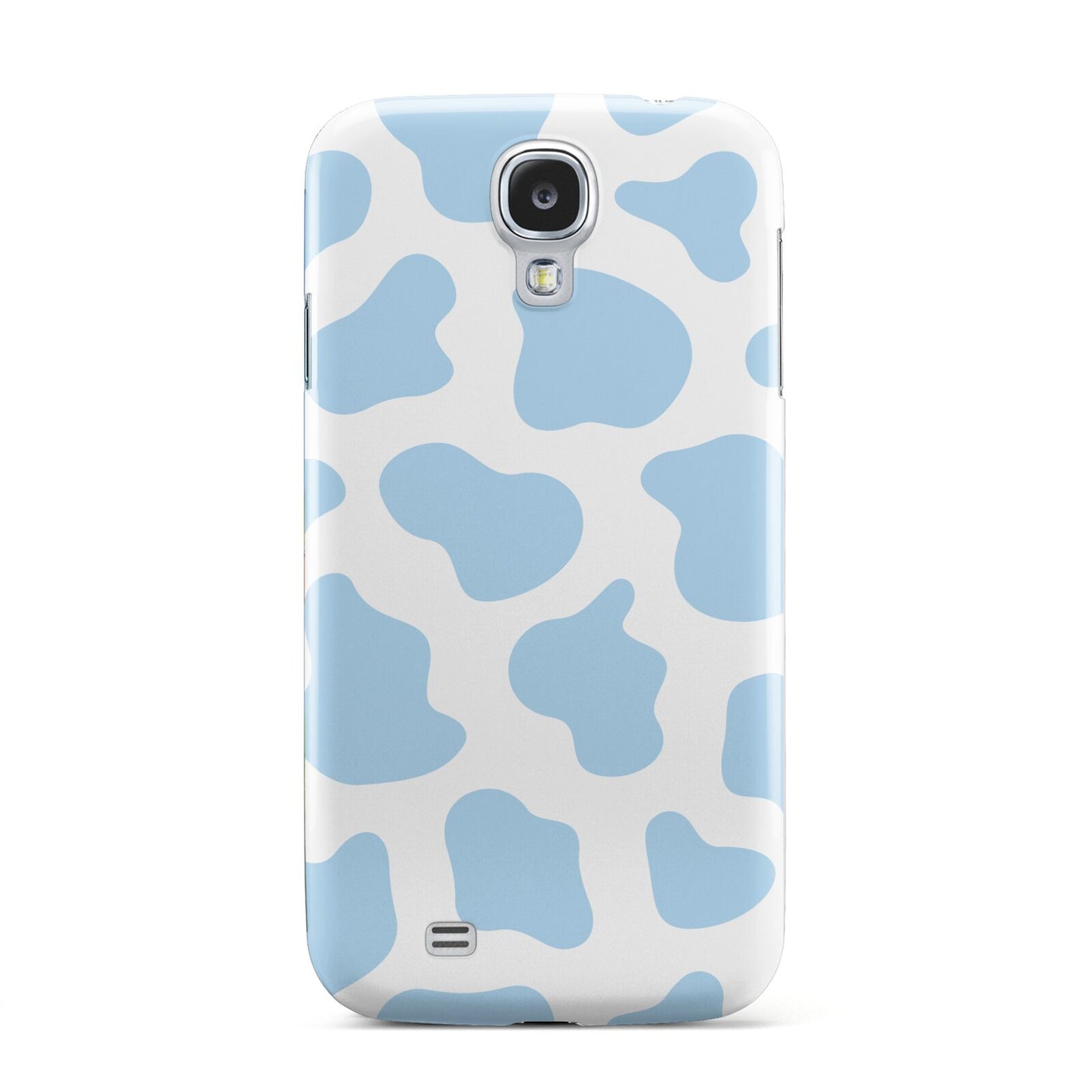 Blue Cow Print Samsung Galaxy S4 Case
