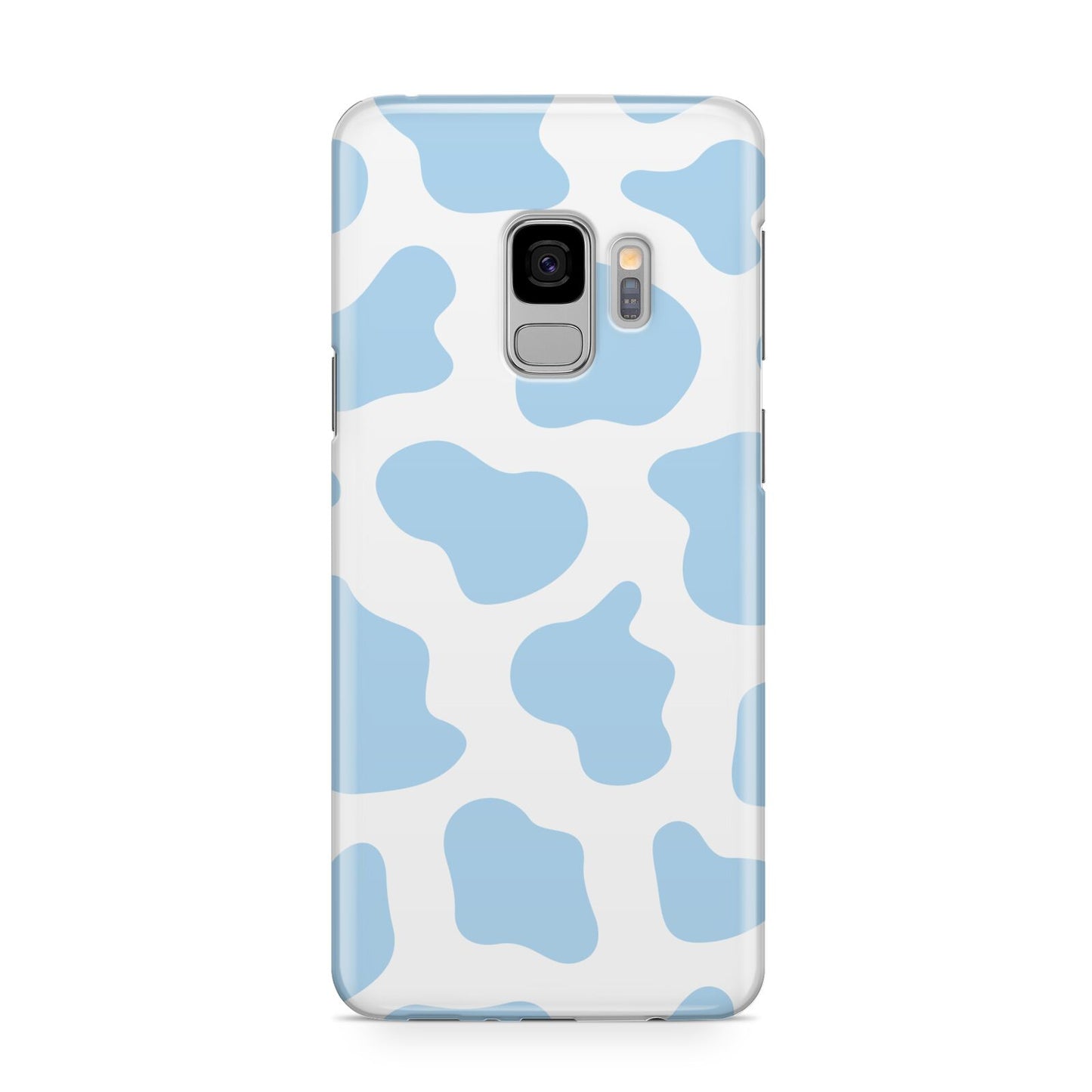 Blue Cow Print Samsung Galaxy S9 Case