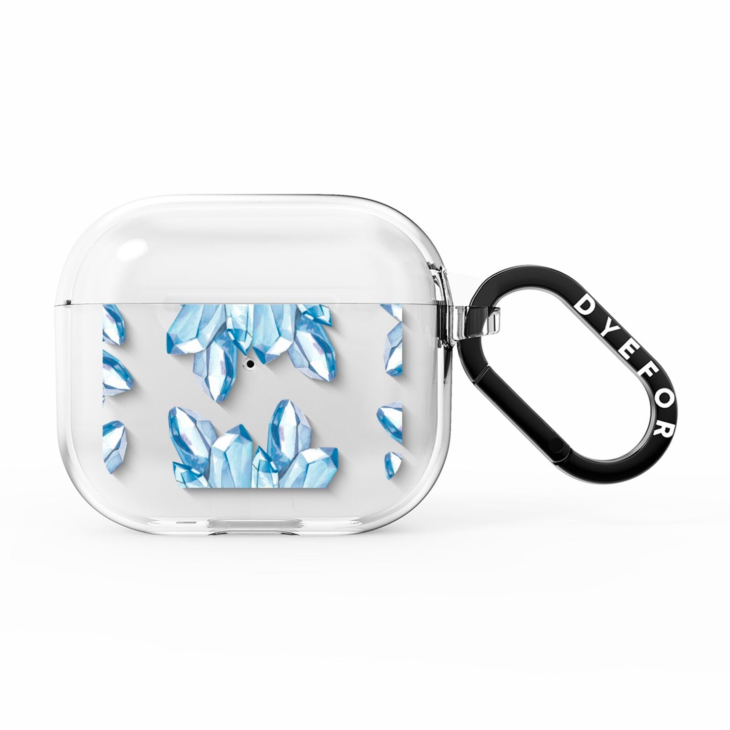 Blue Crystals AirPods Clear Case 3rd Gen