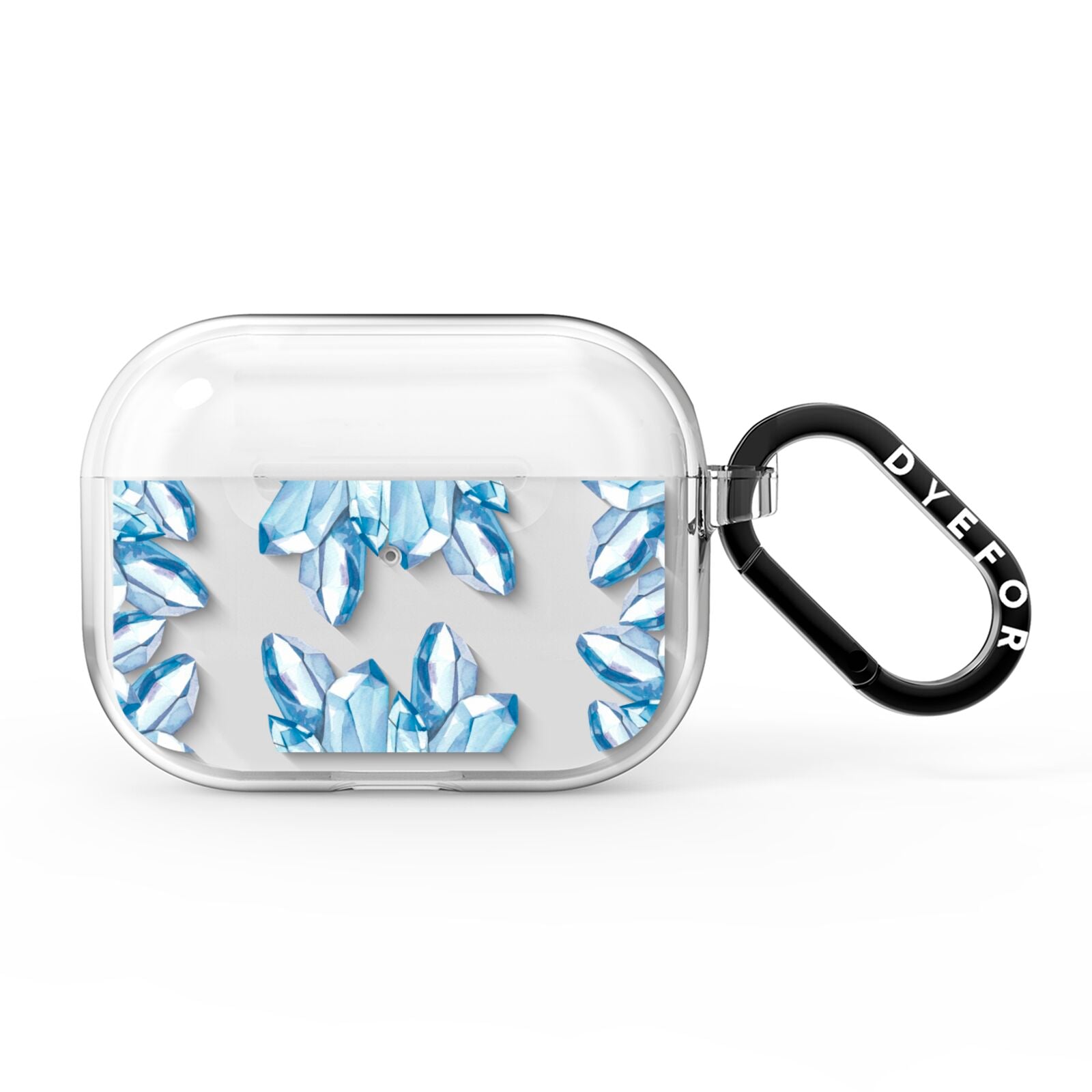 Blue Crystals AirPods Pro Clear Case