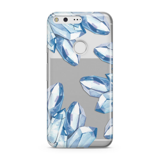 Blue Crystals Google Pixel Case