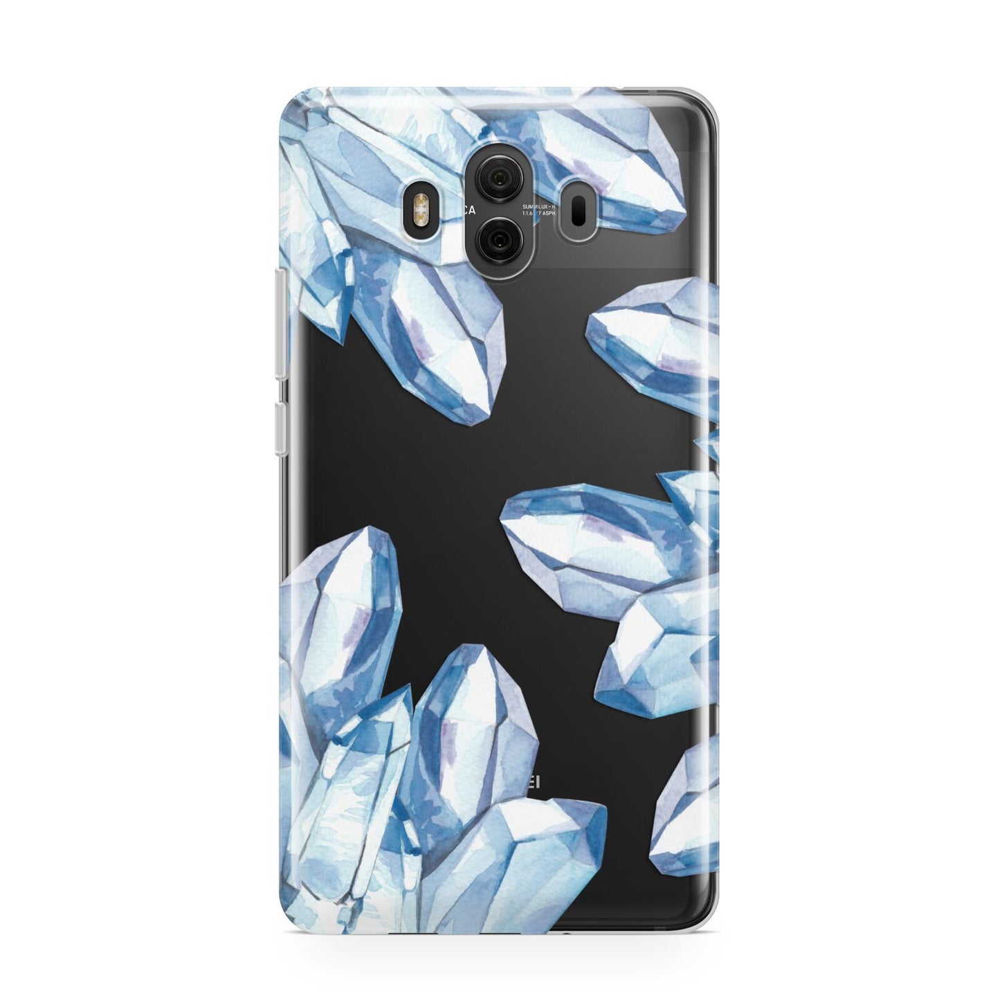 Blue Crystals Huawei Mate 10 Protective Phone Case