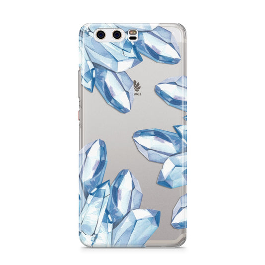 Blue Crystals Huawei P10 Phone Case