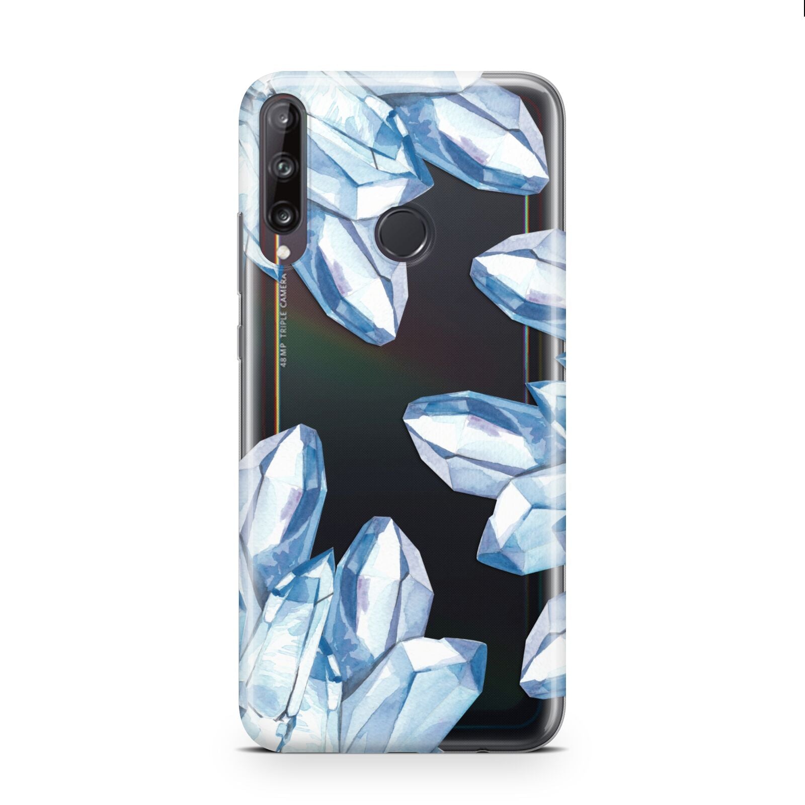 Blue Crystals Huawei P40 Lite E Phone Case