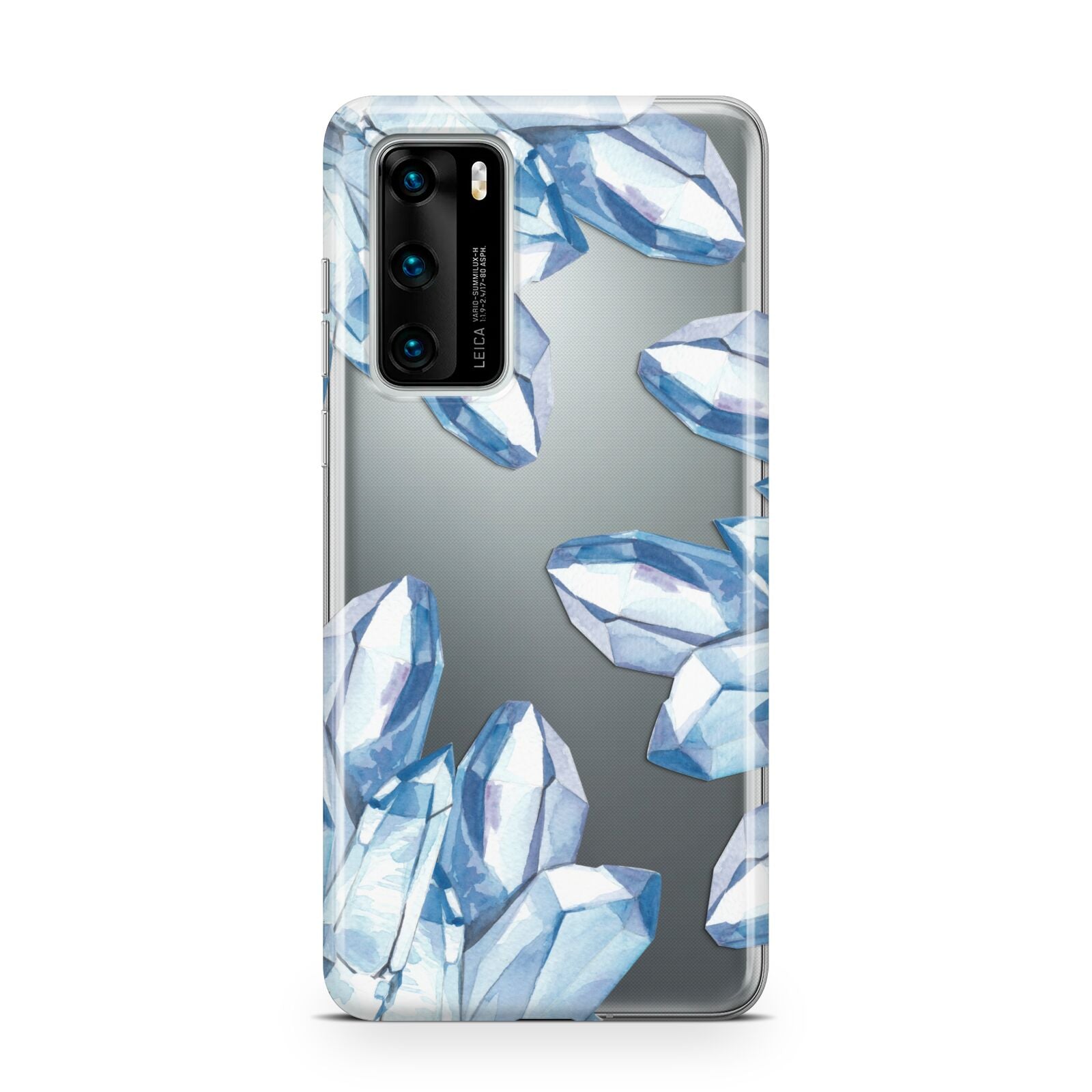 Blue Crystals Huawei P40 Phone Case