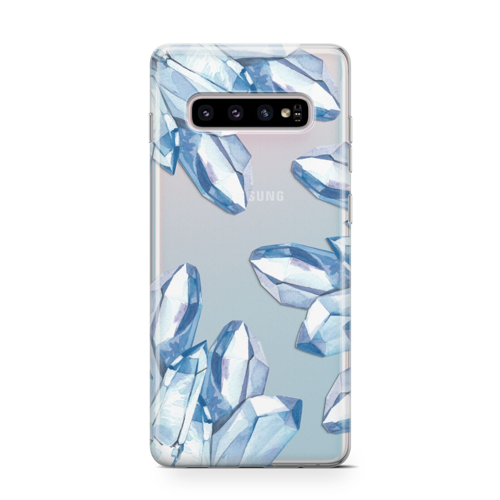 Blue Crystals Protective Samsung Galaxy Case