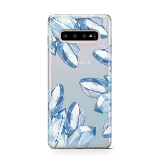 Blue Crystals Protective Samsung Galaxy Case