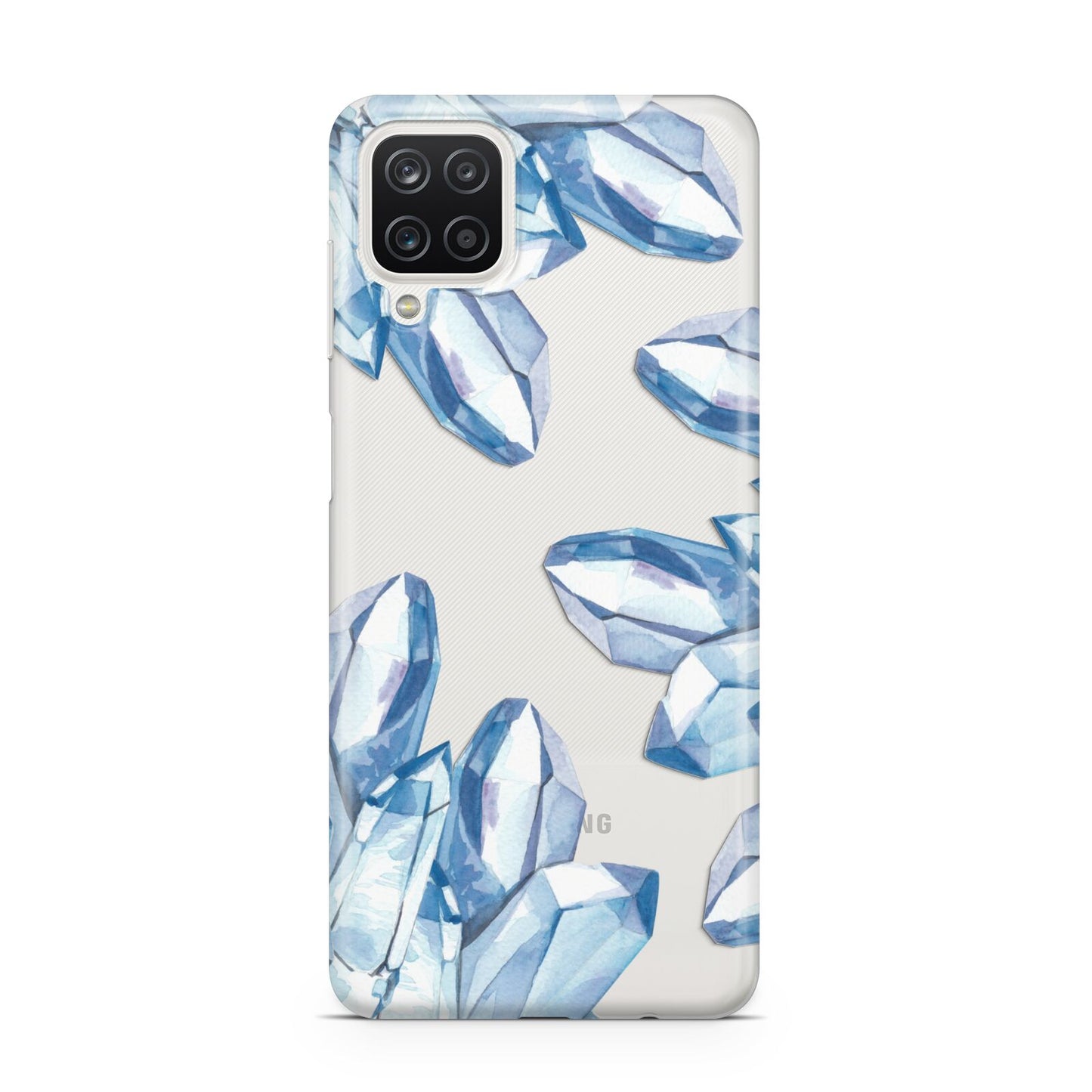 Blue Crystals Samsung A12 Case