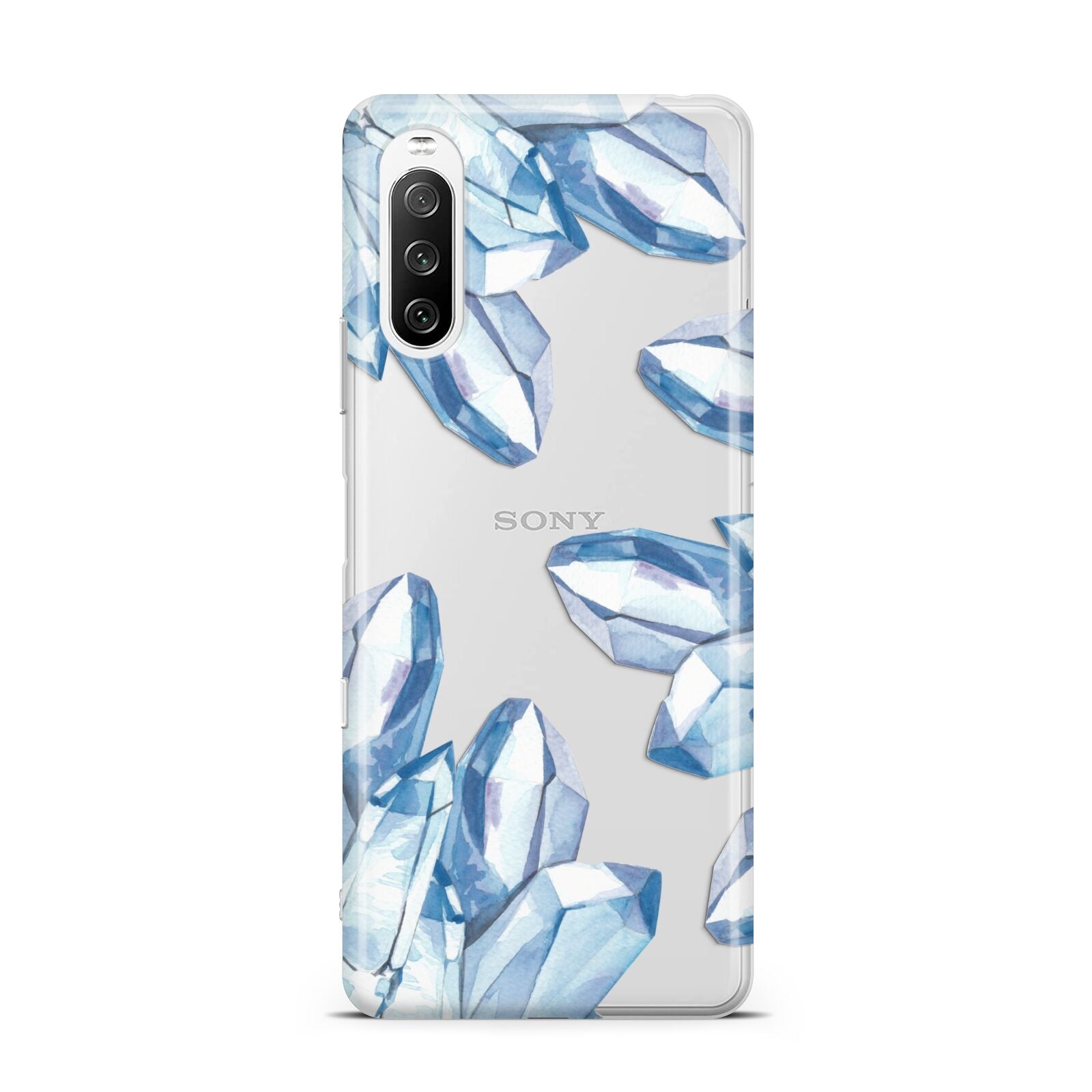 Blue Crystals Sony Xperia 10 III Case