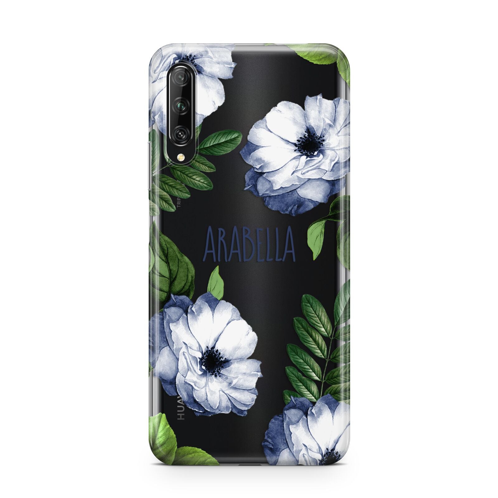 Blue Floral Personalised Huawei P Smart Pro 2019