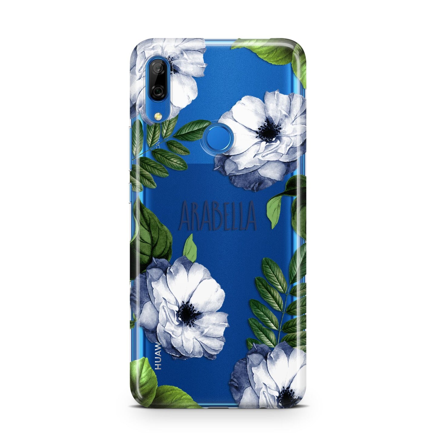 Blue Floral Personalised Huawei P Smart Z